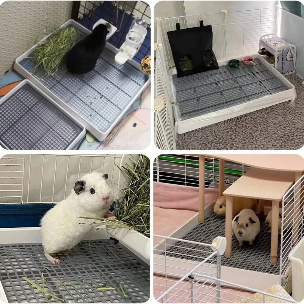 Guinea Pig Rabbit Litter Pan for Cage Bed Large Pet Toilet Pee Trainer New